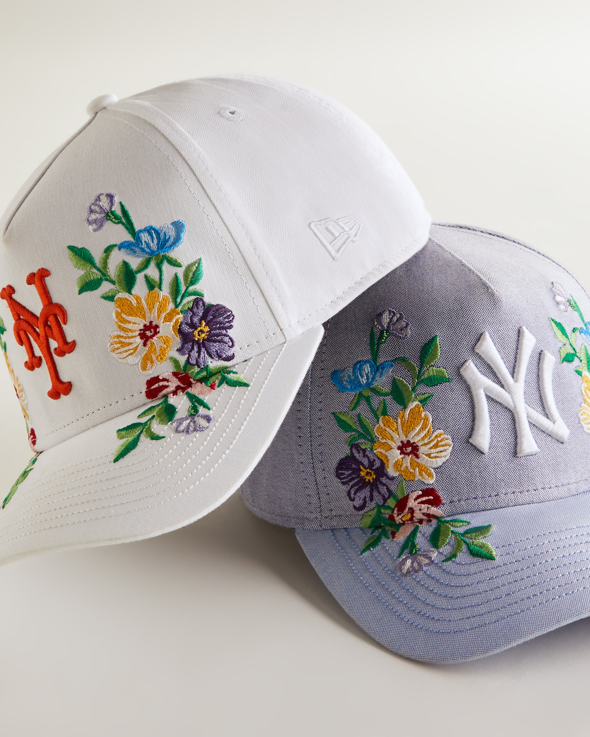 Kith for New Era Floral Pinch Crown Hats Monday Program™