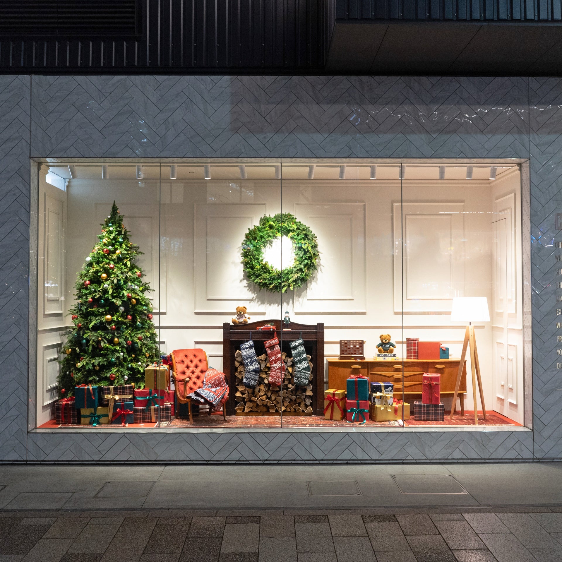 Kith Tokyo Window Installation for Kithmas™ 2023