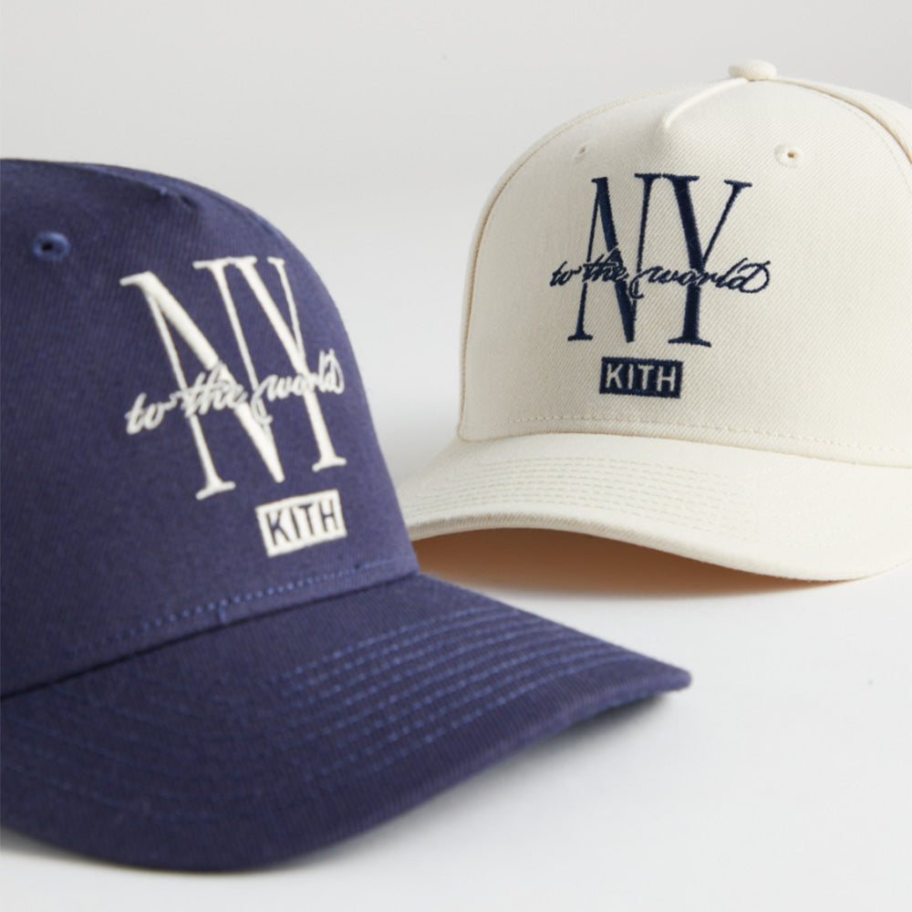 NY TO THE WORLD Pinch Crown Snapbacks Monday Program™