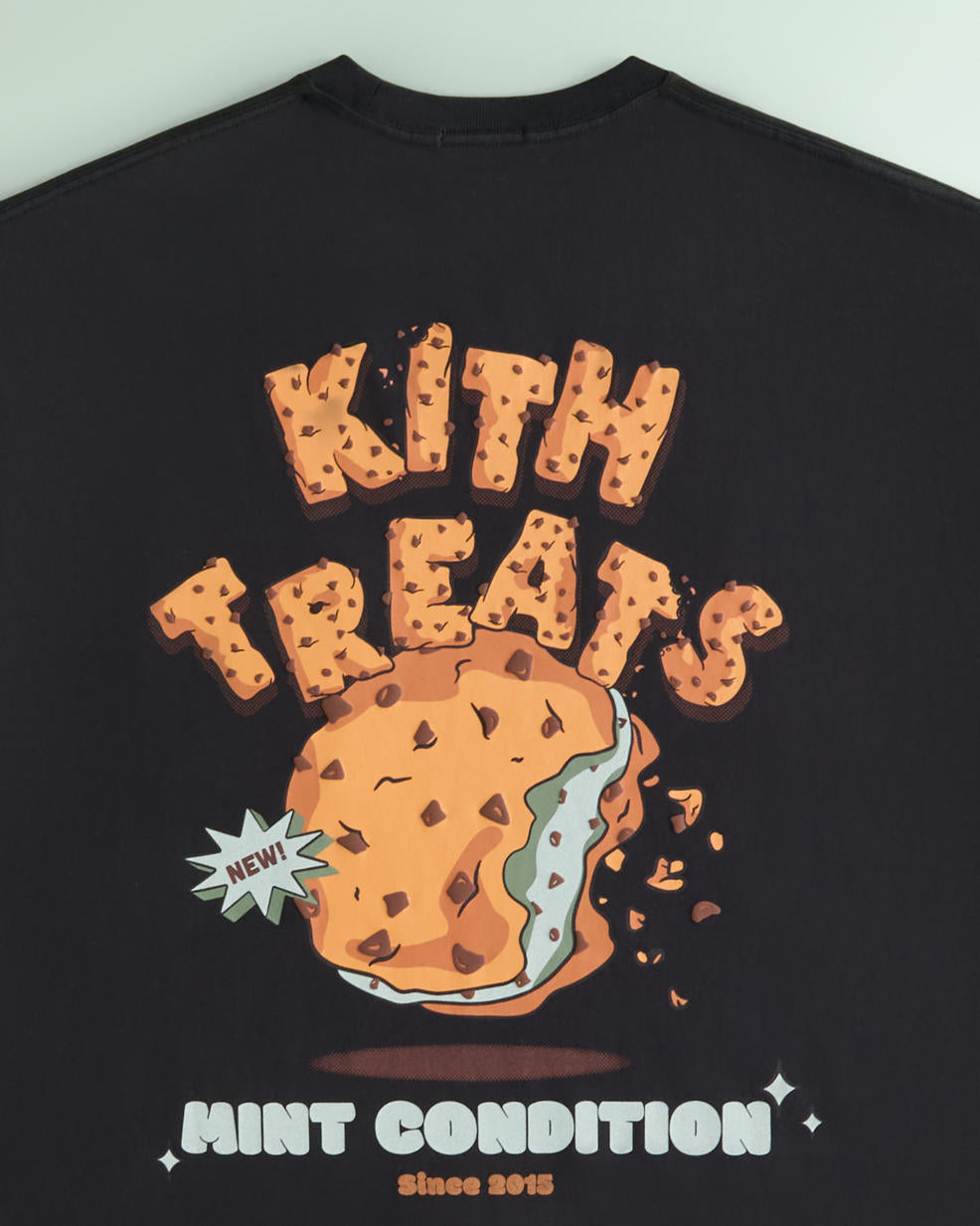 【送料無料】Kith Treats Mint Chip TeeミントチップTシャツ Kith Treats Mint Chip Tee - Black