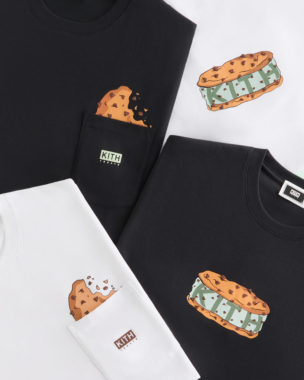 【送料無料】Kith Treats Mint Chip TeeミントチップTシャツ Kith Treats Mint Chip Tee - Black